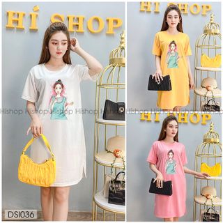 CHUYÊN BỎ SỈ ĐẦM SUÔNG THUN SUÔNG IN HÌNH GIÁ 2X
