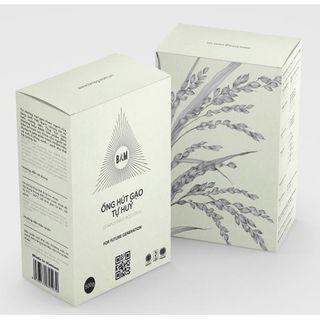 Ống hút gạo Eco B&M - Hộp 500g
