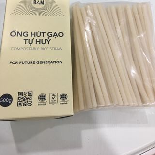 Ống hút gạo Eco B&M - Hộp 500g