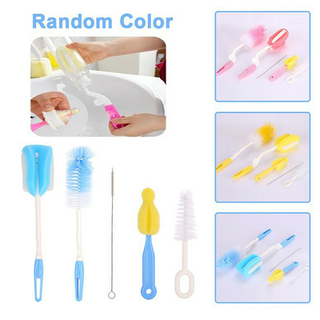 Cọ bình sữa 5 chi tiết dụng cụ vệ sinh bình sữa