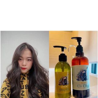 Cặp dầu gội & dầu xả thảo dược Mộc Ngan Natural 100% thiên nhiên 800ml