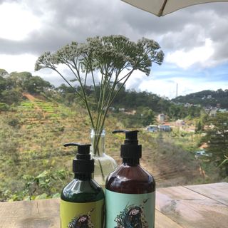 Cặp dầu gội & dầu xả thảo dược Mộc Ngan Natural 100% thiên nhiên 800ml