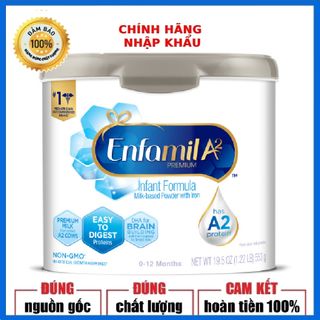 [DATE 2022] Hộp Sữa Bột Enfamil A2 Premium Infant Formula 553g Mỹ