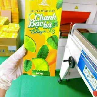 Tẩy tế bào chanh bạc hà X3