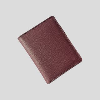 [ Da Saffiano] Ví da thời trang namecard kiểu đứng – CM007