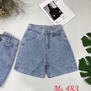Quần ngố trơn nắp túi