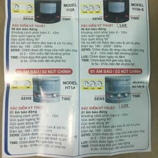 Báo động chống trộm hồng ngoại HT1A 2 nút chỉnh - DECOM