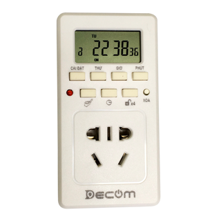 Ổ CẮM HẸN GIỜ ĐIỆN TỬ -TG16P - DECOM