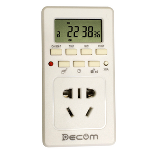 Ổ CẮM HẸN GIỜ ĐIỆN TỬ -TG16P - DECOM