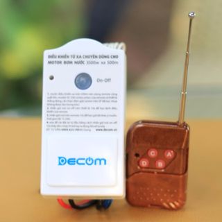 ĐIỀU KHIỂN TỪ XA MÔ TƠ BƠM NƯỚC 3500W - DECOM - DC3500W