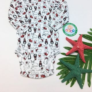 BodySuit dài tay bé gái họa tiết đơn giản BS035
