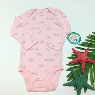 BodySuit dài tay bé gái họa tiết đơn giản BS035