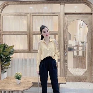 Áo sơmi kiểu khoét vai