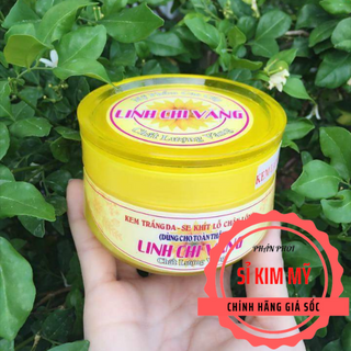 KEM LINH CHI VÀNG DƯỠNG TRẮNG DA BODY ( KEM LẠNH ) SE KHÍT LỖ CHÂN LÔNG 120G