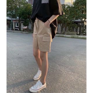 Quần kaki lửng có túi hộp chất kaki mềm mịn đẹp