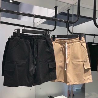 Quần kaki lửng có túi hộp chất kaki mềm mịn đẹp