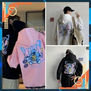 Áo hoodie in hoạt hình ăn mì tôm chất thun nỉ ngoại đẹp