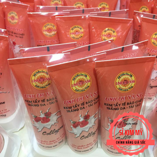 KEM TẨY TẾ BÀO CHẾT TÁI TẠO, TRẮNG DA LINH CHI VÀNG 70G