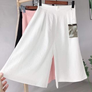 Quần giả váy ống rộng