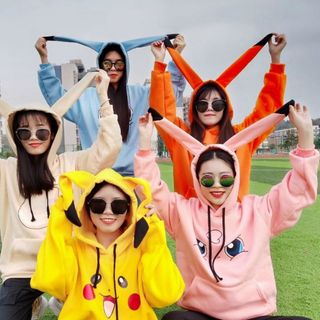 ÁO KHOÁC NỈ POKEMON NHIỀU MẪU