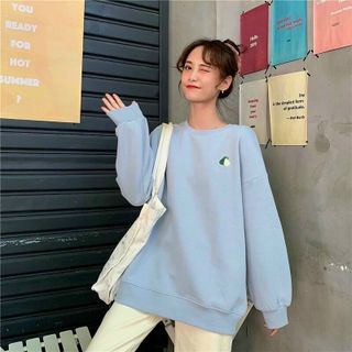 Áo sweter in trái cây chất pe dày mịn