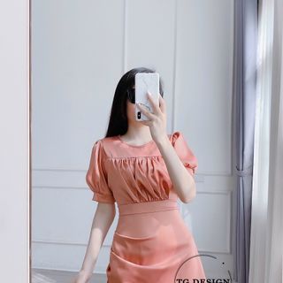 Váy lụa vạt chéo V14