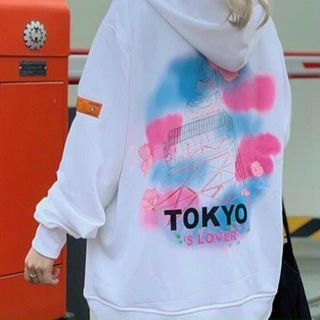 Áo khoác chất thun nỉ ngoại in tokio đẹp