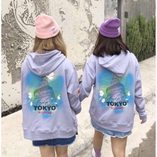 Áo khoác chất thun nỉ ngoại in tokio đẹp