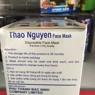 Khẩu Trang Trẻ Em Thảo Nguyên