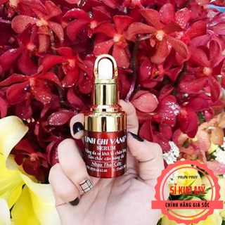 SERUM LINH CHI VÀNG TRẮNG DA, SE KHÍT LỖ CHÂN LÔNG NHAU THAI CỪU 25ML