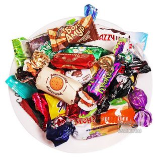 KẸO NGA KDV SÔCÔLA MIX VỊ Sỉ 80k gói 500g