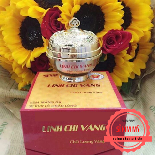 KEM LINH CHI VÀNG TRẮNG DA SE KHÍT LỖ CHÂN LÔNG 35G