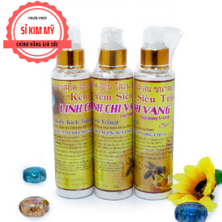 KEM LINH CHI VÀNG Ủ BODY KÍCH TRẮNG SỮA ONG CHÚA 170G