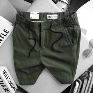 QUẦN SHORT LƯNG THUN VẢI NHẬP CO GIÃN