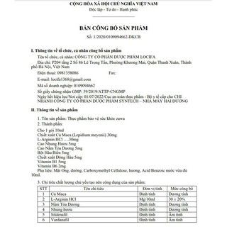 Zawa Plus Viên Uống Tăng Cường Sinh Lí Nam