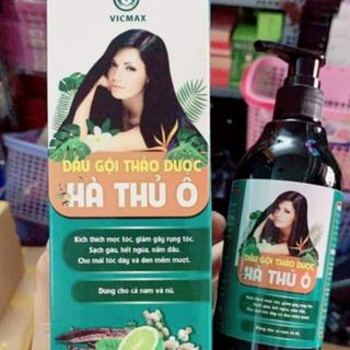 Dầu gội thảo dược hà thủ ô vic.max