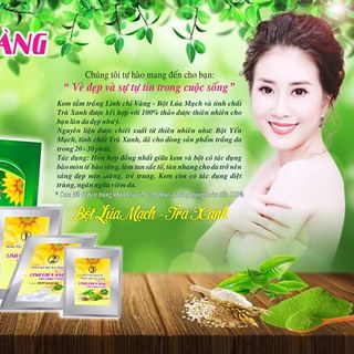 TẮM TRẮNG SỮA NON YẾN MẠCH TINH CHẤT TRÀ XANH LINH CHI VÀNG