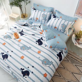 Set chăn ga gối cotton poly S01
