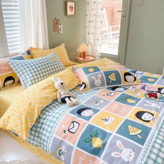 Set chăn ga gối cotton poly S01
