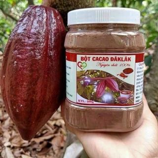 Bột cacao Nguyên Chất hũ 500gr