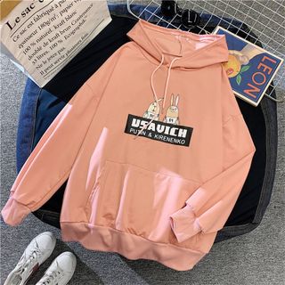 Áo nỉ hodie thỏ usawish