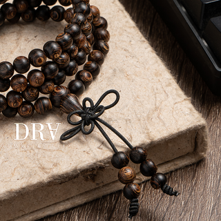 Vòng Tay Trầm Hương Sánh Chìm 108 Hạt DRA - 6 Ly