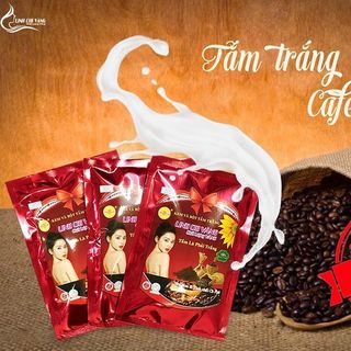 TẮM TRẮNG SỮA NON TINH CHẤT CÀ PHÊ LINH CHI VÀNG - SỈ KIM MỸ
