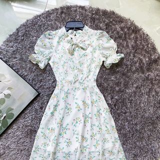 ĐẦM XOÈ VOAN LỤA 2 lớp cao cấp ảnh chụp thật