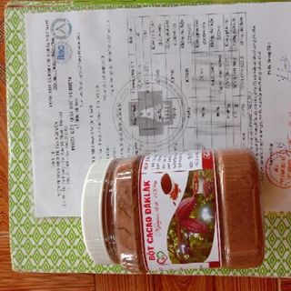 1 hộp Bột ca cao nguyên chất Đăk Lăk (500g)