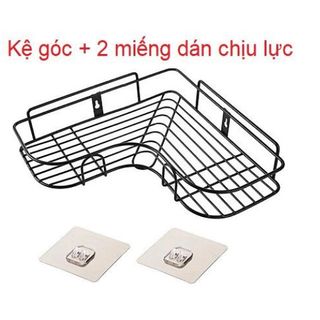 Kệ góc dán tường siêu dính trong nhà tắm ,nhà bếp siêu tiện dụng