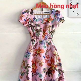ĐẦM GẤM CAO CẤP VẢI GẤM LỤA DÀY MỊN ảnh xưởng may chụp 100%