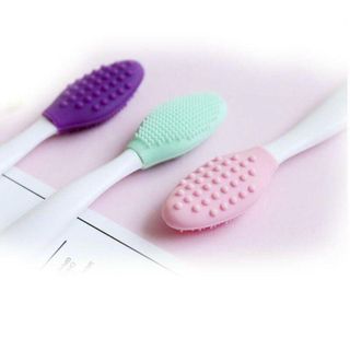 Bàn chải silicon rửa mặt làm sạch mụn đầu đen hiệu quả