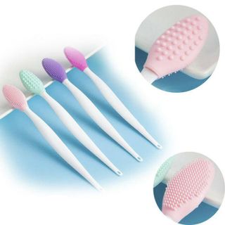 Bàn chải silicon rửa mặt làm sạch mụn đầu đen hiệu quả