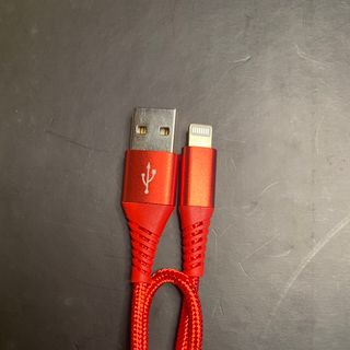 Cáp Lightning 25cm bọc dù - hàng chuẩn, bền.
